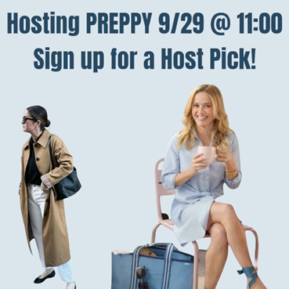 Co-Hosting PREPPY Posh Party 9/29/25 @ 11:00 CST. Sign up here for a host pick!